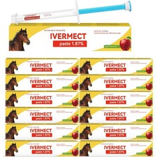 12 Pack Horse Dewormer Paste Apple Flavor Exp 01/2029 picture