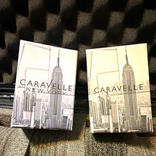 Caravelle New York Lot 2 Ceramic Bracelet Quartz Date Watches Black/White Boxes picture