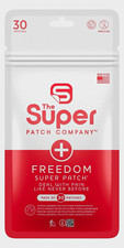 The Super Patch Company Freedom Super Patch Pain Relief Patches 30 Ct Red picture