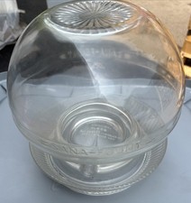 Vintage Sana-Fount Glass Poultry Chicken Waterer Anderson Box Co, No. 540 Base picture