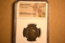 Antioch: Philip II,  AD 247-249.  BI Tetradrachm.  NGC Ch. Fine.  Lovely early picture
