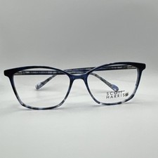 Scott Harris SH-710 Blue Full Rim Plastic Eyeglass Frames 54-14-140 picture