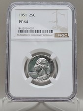 1951 Washington Quarter Proof NGC PF 64 picture