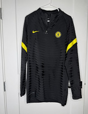 Nike Chelsea FC Dri-FIT ADV Quarter Zip Soccer Training Jacket Black Size L picture