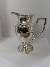 Vintage Lehman Brothers vintage silver-plated water pitcher. picture