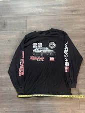 NWOT DGK 83' Toyota AE86 Japanese Street Racer Car Sz L Black Long Sleeve Shirt picture