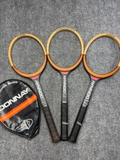 Donnay Allwood Bjorn Borg Tennis Racket Lot of 3 with Cover. NOS unstrung,unused picture