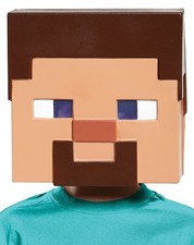 Minecraft Disguise Steve Mask - Officially Licensed One Size Costume Accessory picture