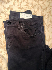 Vince Camuto Women's Black Skinny Slim Fit Denim Jeans Dark Wash 5-Pocket picture