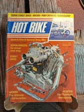 HOT BIKE Summer 1971 Vol. 1 Issue 1 Harley Drag Triumph Chopper Drag Bike VG picture