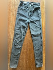 Levi’s Premium Mile High Super Skinny Jeans Gray Size 27 picture