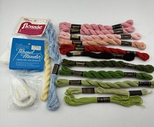 Dollfus Mieg &Cie DMC Embroidery Thread Skeins Lot of 13 Plus Flossie+Org France picture