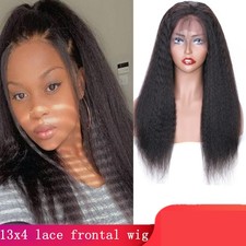 Yaki 13x4 Lace Frontal Wig Kinky Straight picture