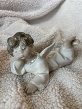 VINTAGE 1971-1974 Lladro Angel Laying Down 01004541 RETIRED *PRICE REDUCED picture