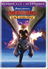 Dragons Race to the Edge - Seasons 3 & 4 DVD America Ferrera NEW picture