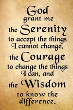 God Serenity Prayer Positive Inspiring Quote Tin Metal Signs Home Décor 8x12  picture