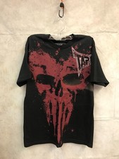 Tapout Men's Skull Graphic T-Shirt Black Short Sleeve Size S picture