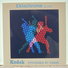 Jon Henry Vintage 120 Slide Original Graphic Art Baseball Modernist Kodak picture