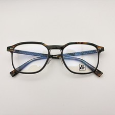 J.F. REY JF3004 9400 Carbon Wood Brown Grain & Black Square Eyeglasses 55mm NEW picture