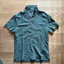 NWOT Green Striped Banana Republic Golf Polo - Sz S Small picture