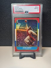 Jesus Christ Savior Refractor 1986 Basketball 509kings Designs GEM MT 10 picture