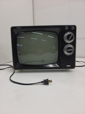 Vintage RCA DIAL TV Solid State Television B&W Retro Model # AER120W picture