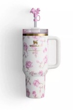Stanley X Love Shack Fancy Rosa Limited Edition 40 oz Quencher Tumbler, Gift Box picture