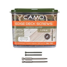CAMO 0345124 Edge Deck Screws, Hidden Fastening, 1-7/8