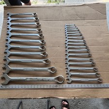 GEDORE Germany NO. 1B MetricCOMBINATION 28 pc WRENCH SET 6MM–41MM Chrome picture