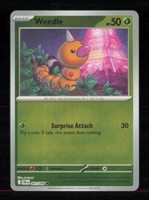 Weedle 001/086 Common Chaos Rising Pokemon Reverse Holo Near Mint picture