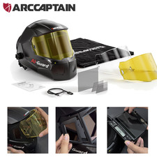 ARCCAPTAIN Intelligent Auto-Shade Welding Helmet Auto-Darkening 180° Panoramic picture