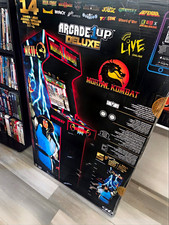 Arcade1Up Deluxe Mortal Kombat Arcade Cabinet 14 Games Live Online Play picture