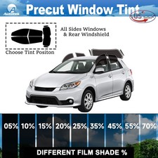 PreCut Window Film Any Shade % VLT For Toyota Matrix 2009 - 2014 Tinting Films picture