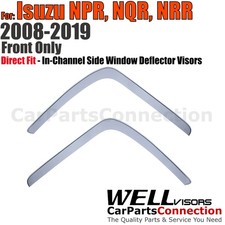 Wellvisors In-Channel Window Visors Deflectors 2Pcs For Isuzu NPR NQR 2008-2026 picture