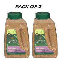 Florida Crystals Turbinado Cane Sugar, 44 oz Jug PACK OF 2 picture