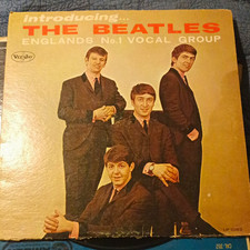 Vee-Jay Introducing The Beatles England's No.1 Vocal Group LP 1062 picture