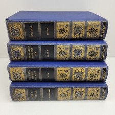 Immortal Masterpieces Literature Lot Of 4 Vol.  Spencer Press Vintage Blue Gold picture