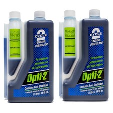 2PK Opti 34oz Bottle 2 Cycle Engine Oil Mix Opti-2 Enviro Formula 20112 picture