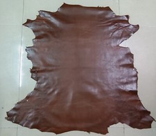 Real Lambskin skin Hides Leather SOFT QUALITY Tan Brown Crunch Each Skin 6+sqft picture