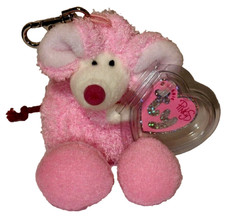 Ty Pinkys RATZO the Pink Rat (Metal Key Clip) Beanie Baby 4