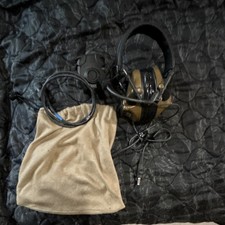 3M Peltor ComTac lll dual lead Over-Ear Headset with PTT. Tan/Black picture