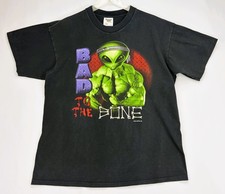 Vintage 1998 Alien Nation Bad To The Bone T-Shirt Mens Large Black Made USA 90s picture