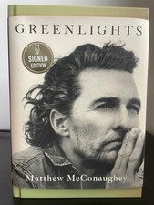 Signed GREENLIGHTS Matthew McConaughey 1st Edition HC/DJ Like New Autographed picture