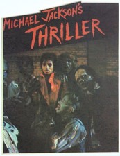 Original Vintage Michael Jackson Thriller Iron On Transfer picture