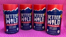 4x Pack Better Wild Dog Allergy Relief Soft Chews Skin Itching Scratching 30ct picture