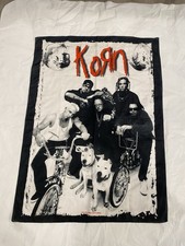 VINTAGE KORN MUSIC BAND WALL FLAG TAPESTRY ROCK POSTER 2000 picture