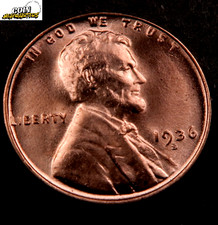 1936-S Lincoln Wheat Cent Penny * Gem BU Red * Better Date/Mint * XX117 picture