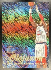1997-98 Fleer Flair Showcase Hakeem Olajuwon #28 Row 1 Grace Houston Rockets picture