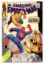 Vintage comic AMAZING SPIDER-MAN 57 Marvel 1968 Ka-Zar cover/story Romita 5.0 picture