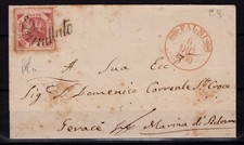 NAPLES 1858 2 GRANA III TAV. CARMINIO VIVO SVOLAZZO 32 FROM PALMS TO GERACE SODERNO picture